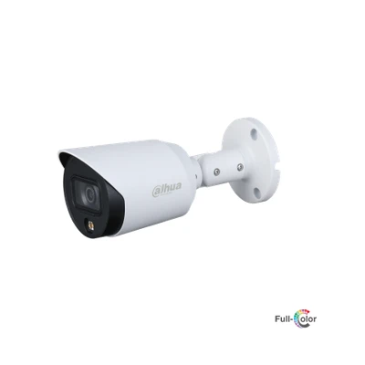 كاميرا مراقبة دهوا 5 ميجابكسل بالألوان الكاملة بتقنية Smart Light HDCVI من نوع Bullet/رصاصة (نسخة S2) (موديل: HAC-HFW1509T-LED-S2)