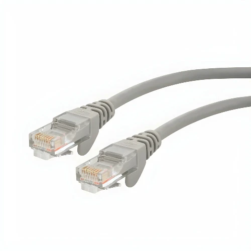 كابل باتش كورد من نوردن Cat6A U/UTP بطول 1 متر – غلاف LSZH منخفض الدخان وخالٍ من الهالوجين - لون رمادي